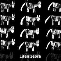 Livstyckets mönster "Liten zebra"
