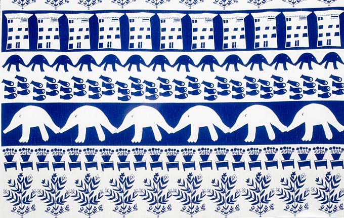 Livstycket in Sweden The pattern The Hedgehog and the Fish 