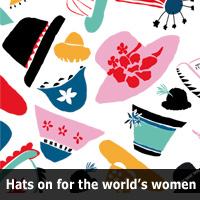Livstyckets pattern Hats on for the worlds women