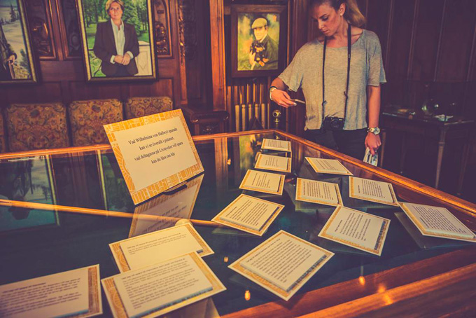 Livstycket's exhibition at the Hallwylska house in may 2015